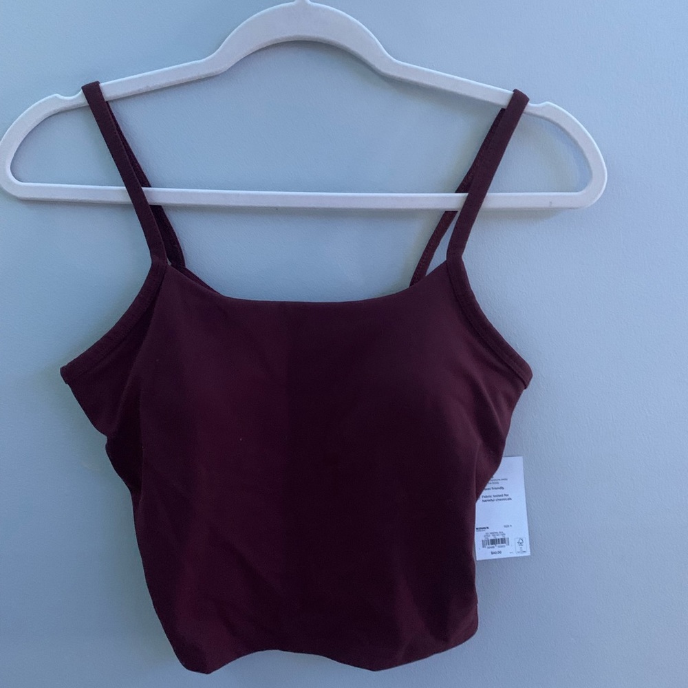 Tank top with built in pads